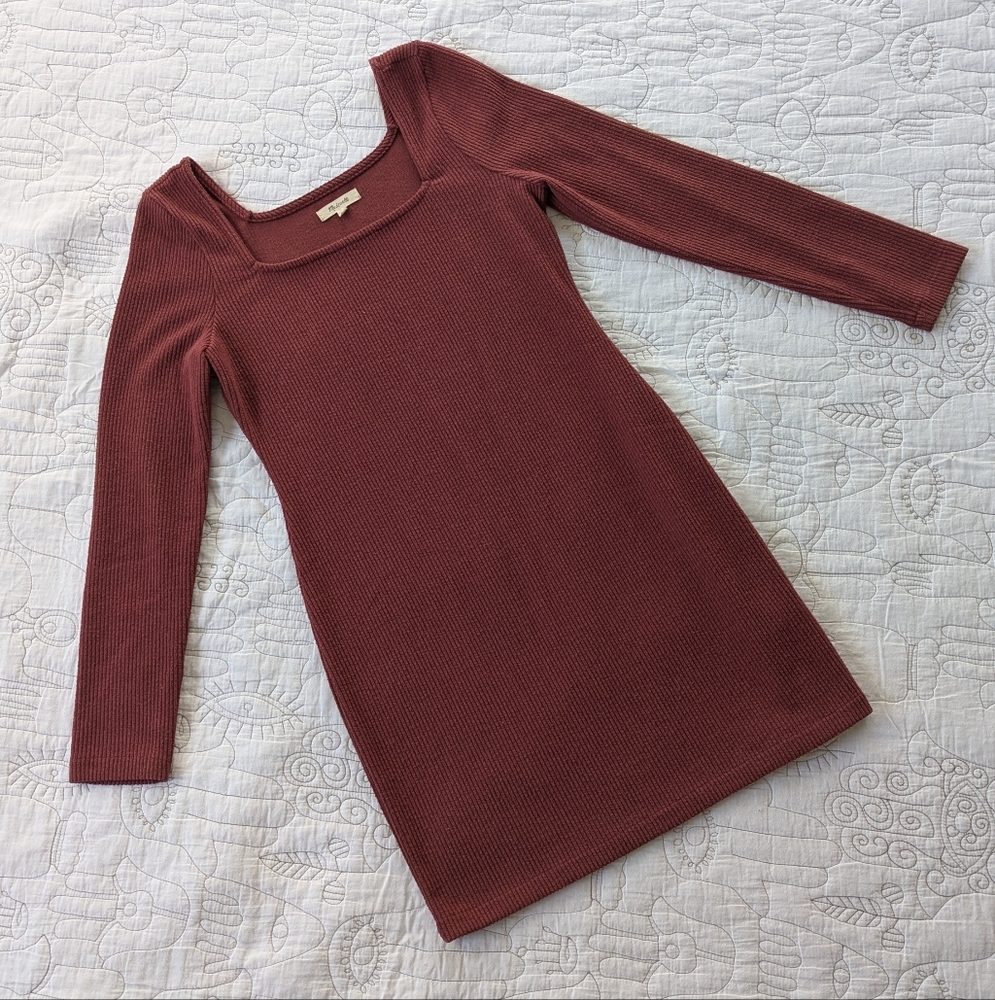 Madewell ribbed bodycon mini dress